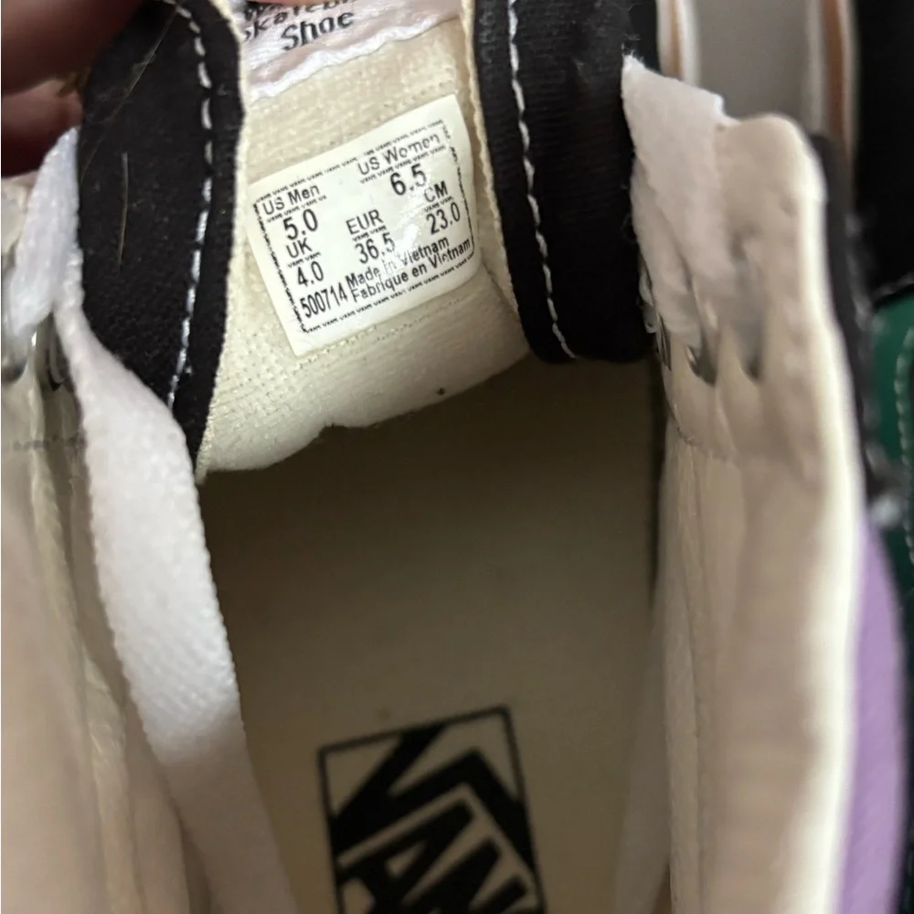 Vans Sk8-Hi Stacked Confetti - Fairy Wren Sea Green- RARE FIND- women’s 6.5 - Picture 7 of 8